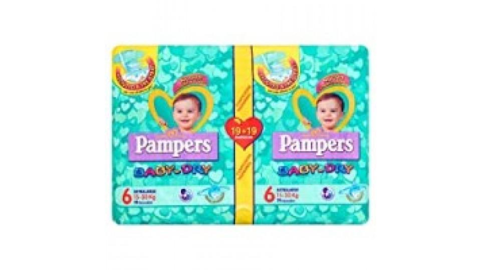Pampers baby dry extra large x15