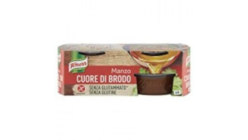 Knorr Cuore di Brodo Manzo senza glutine 4 x