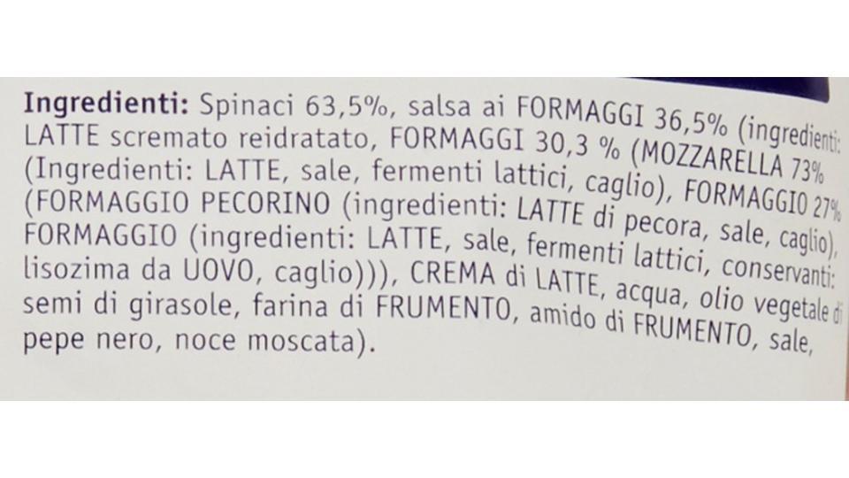 Findus - 4 Salti Spinaci Filanti