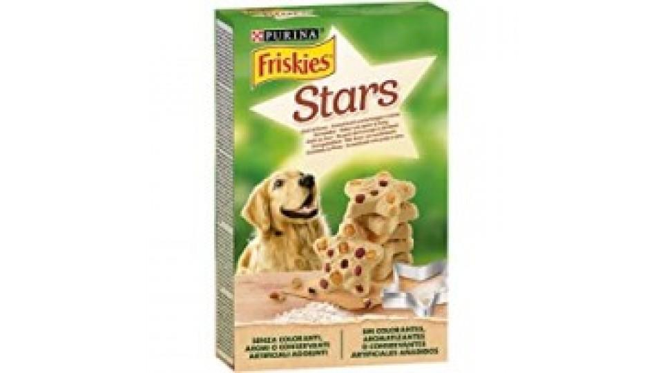 PURINA FRISKIES Biscotti Stars Snack Cane aromatizzati con formaggio e manzo scatola