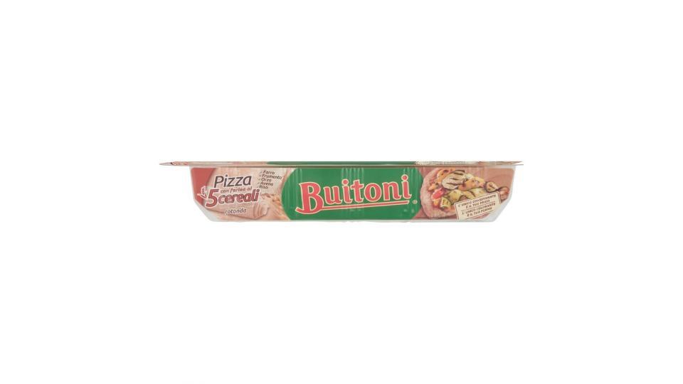 BUITONI PIZZA AI 5 CEREALI Pasta stesa per pizza con farina ai 5 cereali fresca rotonda rotolo