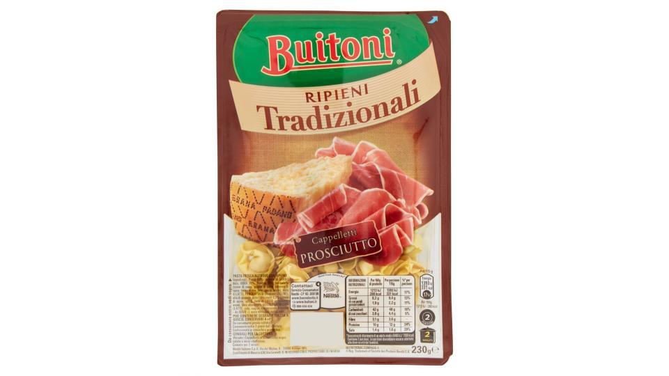 BUITONI RIPIENI TRADIZIONALI CAPPELLETTI AL PROSCIUTTO CRUDO Pasta fresca all'uovo