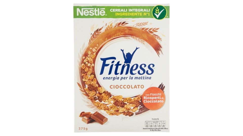 Fitness Chocolate Cereali Fiocchi di Frumento e Fiocchi Ricoperti di Cioccolato al Latte