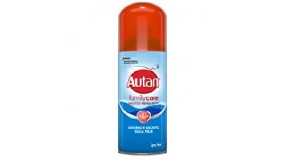 Autan Family Care Spray Secco Insetto Repellente e Antizanzare Tigre e Comuni, 1 Confezione da