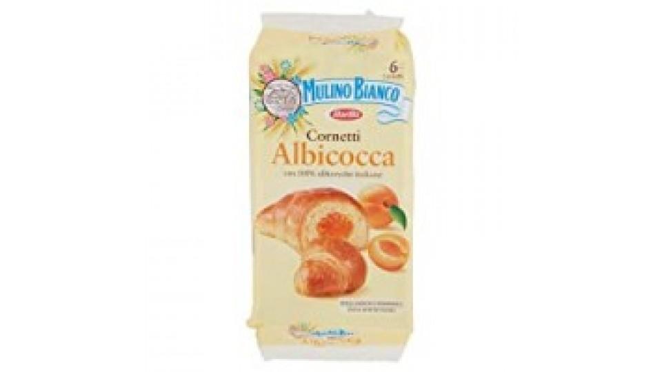 Mulino Bianco Cornetti con Confettura di Albicocche 100% Italiane - 6 brioches