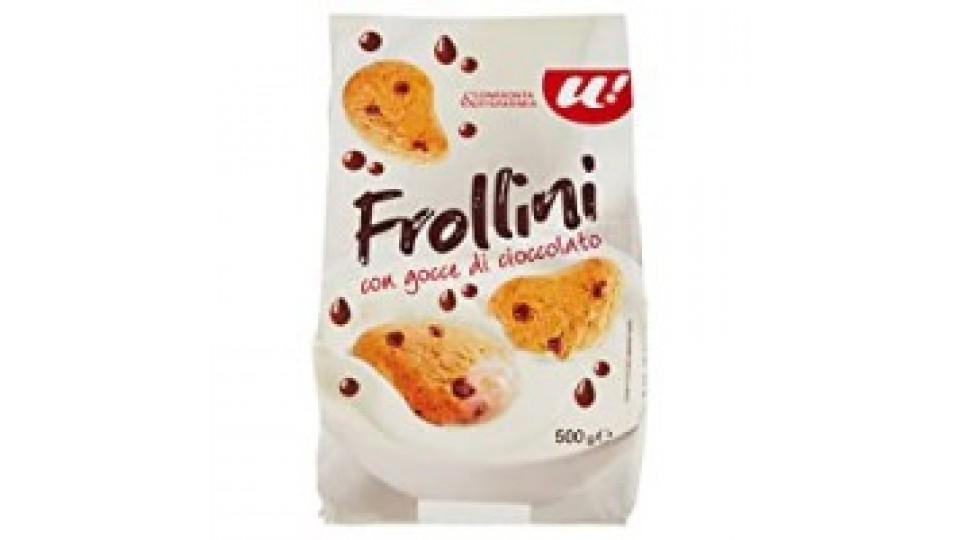 Unes, Biscotti Frollini con Gocce di Cioccolato