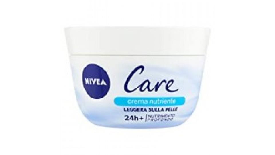 NIVEA Care Nutrimento Profondo (1 x 200ml), Crema nutriente leggera sulla pelle, Crema multiuso per viso e corpo, Formula idratante con Microsfere di Cera ad Idrodispersione