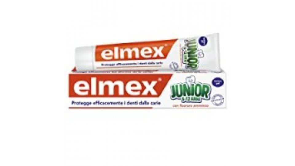 Elmex - Dentifricio Junior 6-12 Anni - Dentifricio Per Bambini Con Fluoruro Amminico - Protegge Efficacemente I Denti Dei Bimbi Dalla Carie - Anticarie - 0% Coloranti