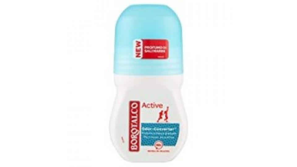 Borotalco Deodorante Roll-On Active Blu