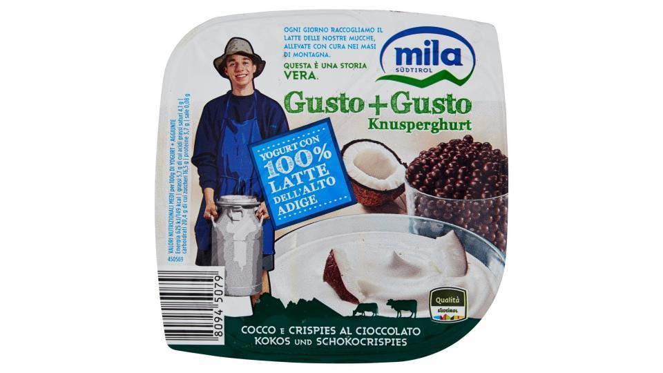 Mila Gusto+Gusto Cocco e Crispies al Cioccolato