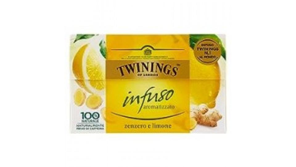 Twinings Infusi Aromatizzati al Limone e Zenzero