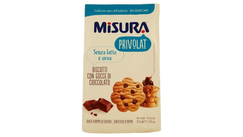 Misura Privolat Biscotti con Gocce di Cioccolato