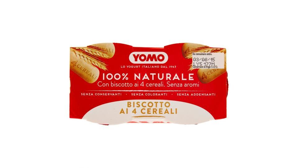 Yomo 100% Naturale biscotto ai 4 cereali