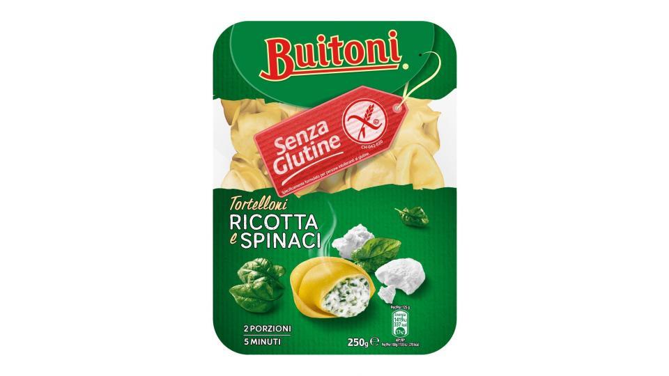 BUITONI SENZA GLUTINE TORTELLONI RICOTTA E SPINACI Pasta fresca all'uovo