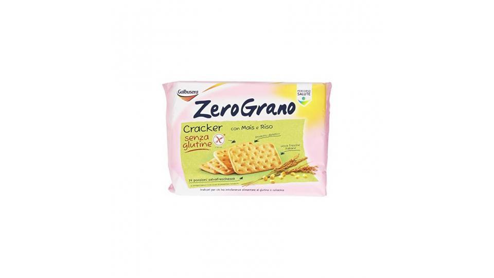 Galbusera - Zero Grano, Cracker senza glutine, con Mais e Riso