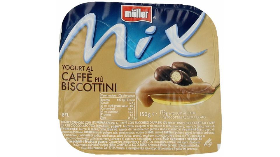 Muller Yogurt Mix Caffe/Biscottini Gr150