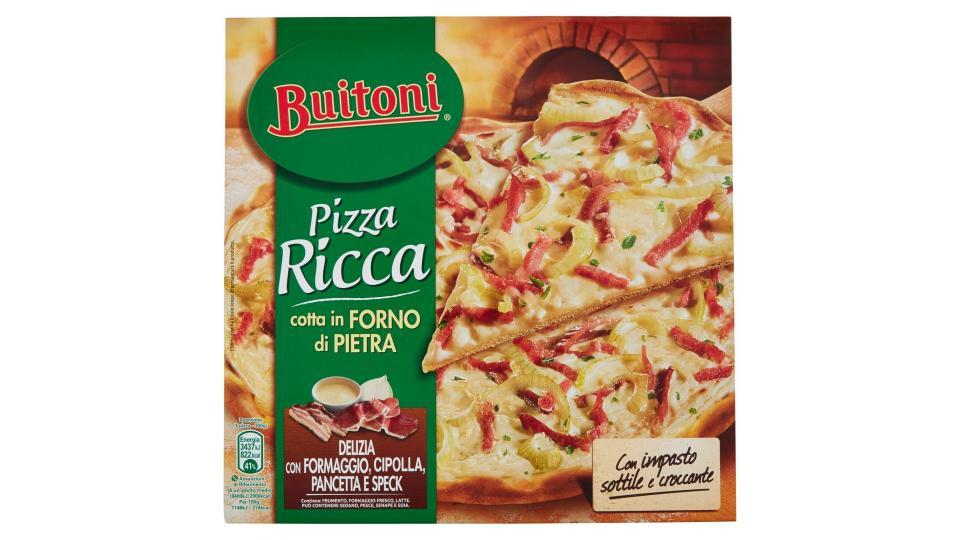 BUITONI PIZZA RICCA DELIZIA DI FORMAGGIO E SPECK Pizza surgelata 300g (1 pizza)