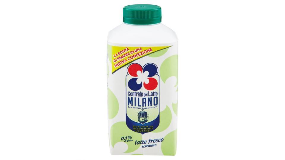 Centrale del Latte Milano latte fresco scremato
