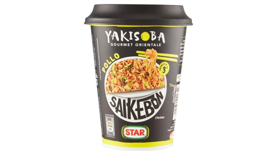 Saikebon - Noodles Istantanei Di Farina Di Frumento , Condimento Di Salsa Di Soia, Verdure E Carne Di Pollo
