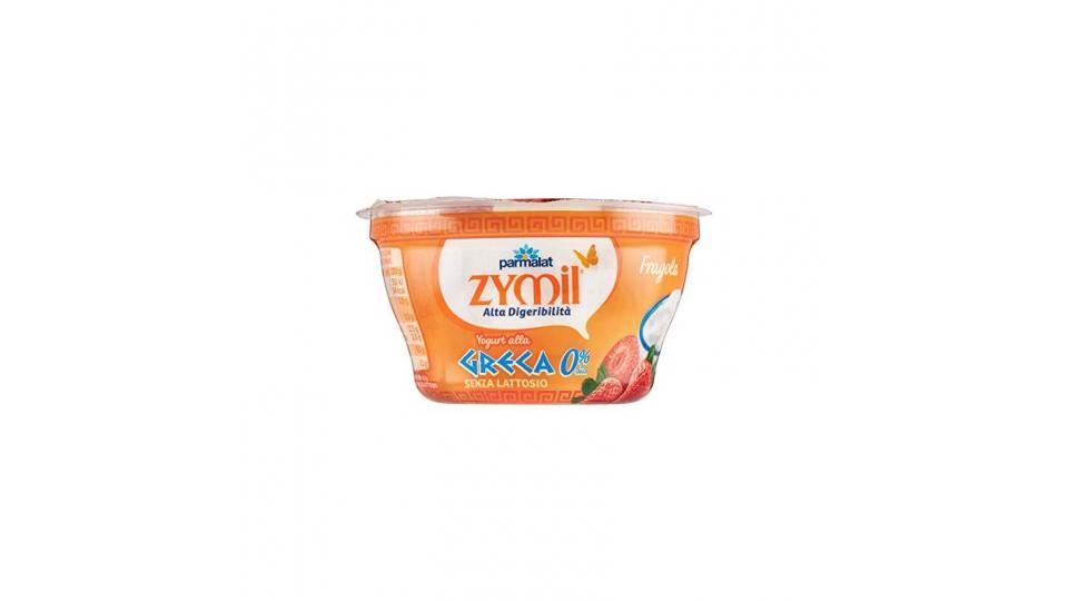 Zymil Alta Digeribilità Yogurt alla Greca 0% di Grassi Senza Lattosio Fragola