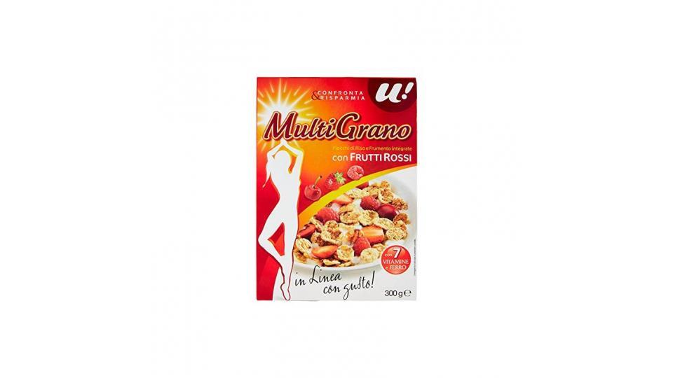 CEREALI MULTIGRANO CON FRUTTI ROSSI U! Confronta & Risparmia