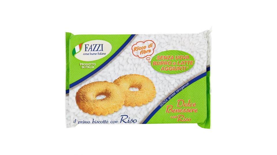 Fazzi Dolce Benessere con Riso Senza Uova Burro e Latte Aggiunti