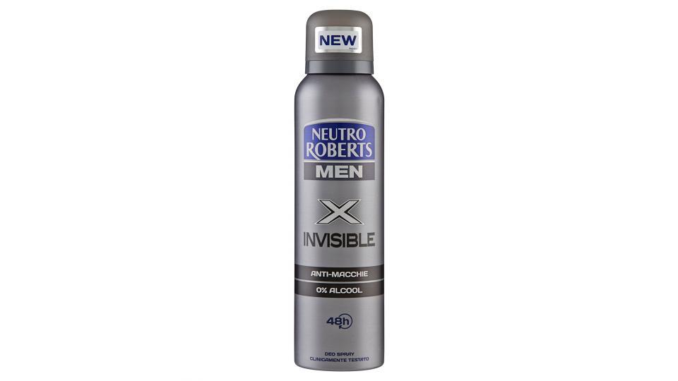 Roberts Deo Spray Men X Invisible