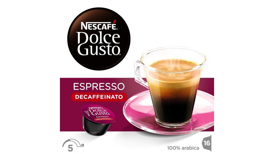 NESCAFÉ DOLCE GUSTO ESPRESSO Decaffeinato caffè espresso decaffeinato 16 capsule (16 tazze)