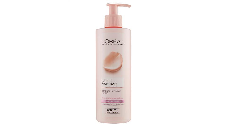 L'Oréal Paris Fiori Rari Latte Struccante per Pelli Secche e Sensibili