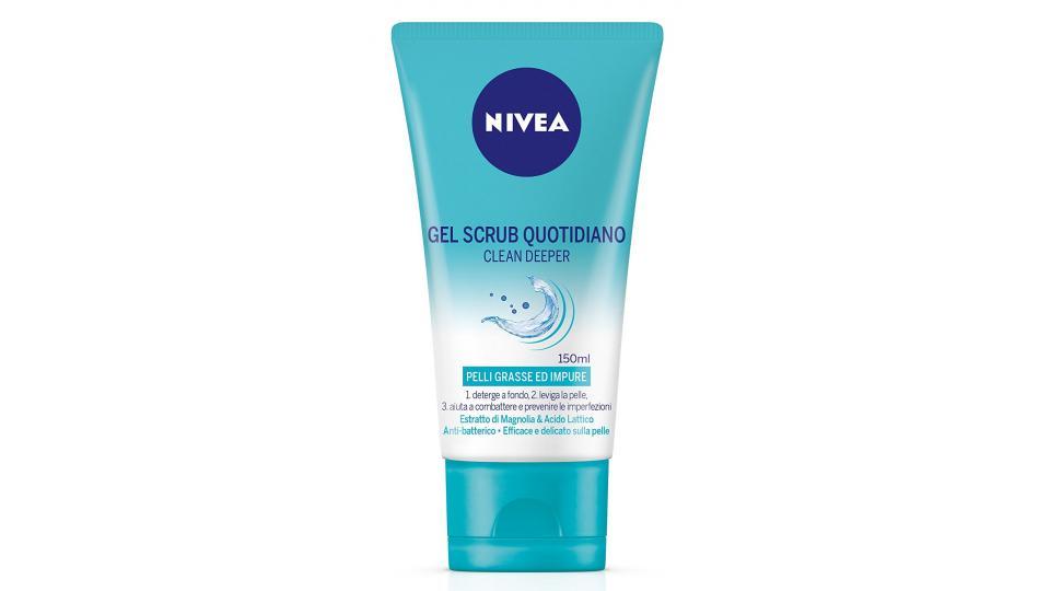 Nivea - Gel Scrub Quotidiano, Pelli Grasse Ed Impure - 