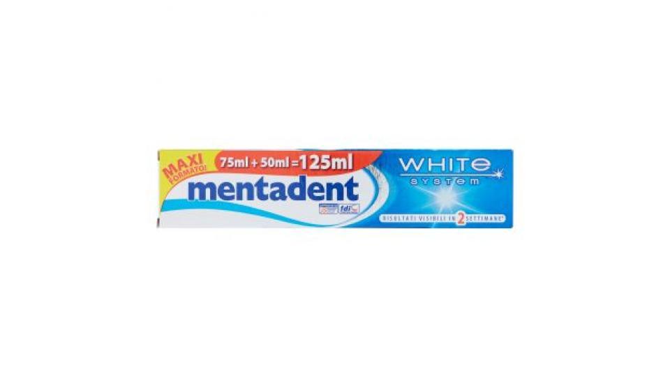 Mentadent - Dentifricio, White System