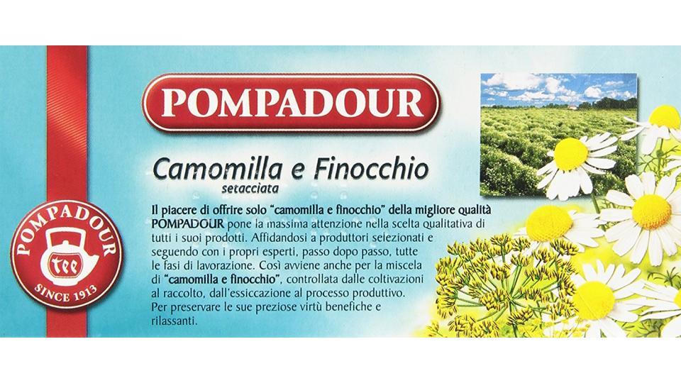 Pompadour - Tã© Per Infuso Camomilla Setacciata e Finocchio - 18 Bustine da