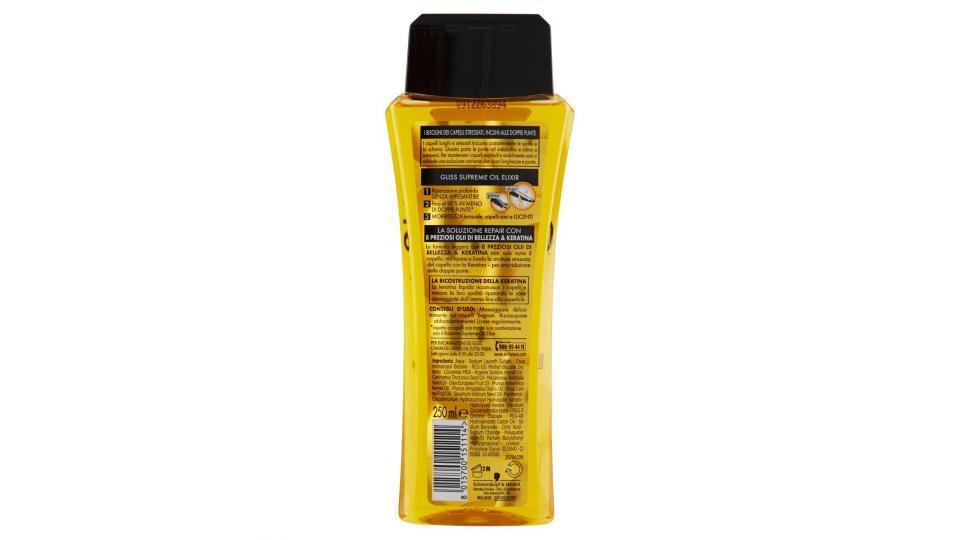 Testanera - Gliss Hair Repair, Shampoo con Nutritive Oil Elixir