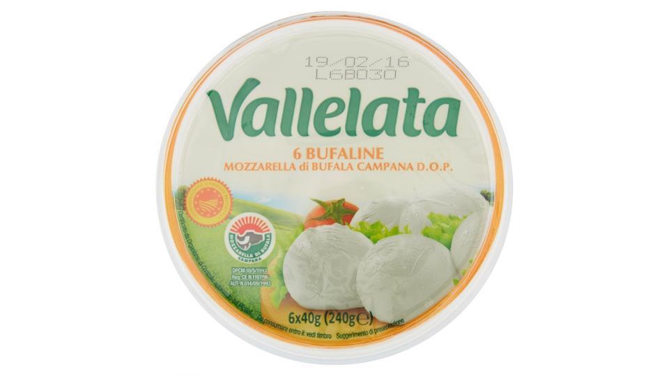 Vallelata 6 Bufaline Mozzarella di Bufala Campana D.O.P.