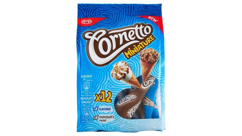 Cornetto Miniature classico - chocolate cacao 12 pezzi