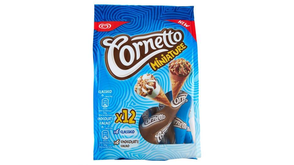 Cornetto Miniature classico - chocolate cacao 12 pezzi