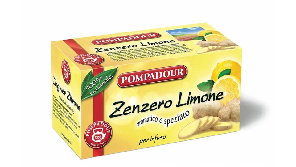 Pompadour Infuso Zenzero/Limone - 20 Filtri da 1,8 gr [36 gr]