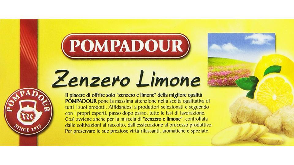 Pompadour Infuso Zenzero/Limone - 20 Filtri da 1,8 gr [36 gr]