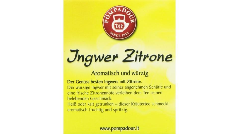 Pompadour Infuso Zenzero/Limone - 20 Filtri da 1,8 gr [36 gr]