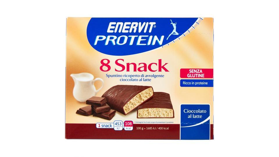 Enervit Protein 8 Snack Cioccolato al Latte 8 X