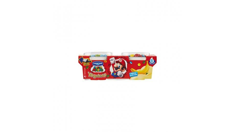 Danone Yogoloso Yogurt con Banana frullata Super Mario