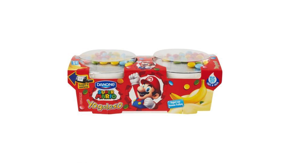 Danone Yogoloso Yogurt con Banana frullata Super Mario