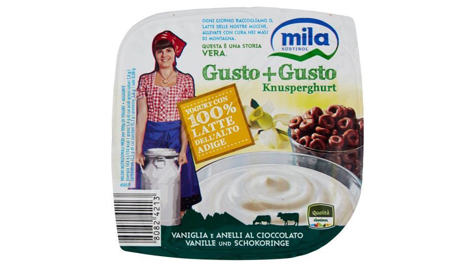 Mila Gusto+Gusto Vaniglia e Anelli al Cioccolato