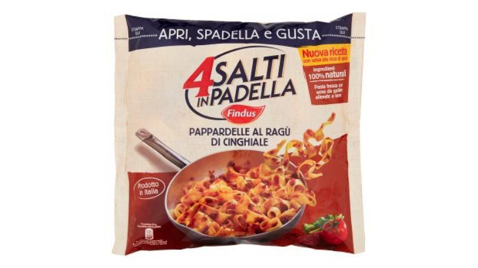 4 Salti in Padella Findus - Pappardelle al Ragu' di Cinghiale