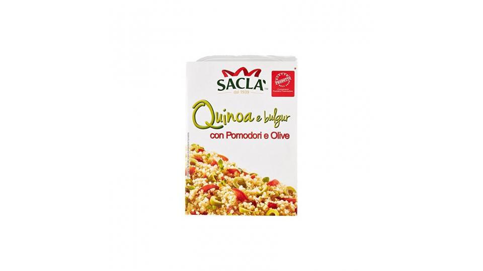 Quinoa e bulgur con Pomodori e Olive, Saclà