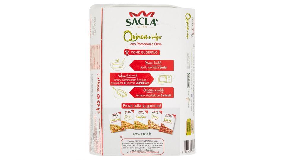 Quinoa e bulgur con Pomodori e Olive, Saclà