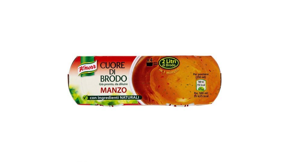 Knorr - Cuore Di Brodo, Manzo, Gia' Pronto, Da Diluire - 112 G