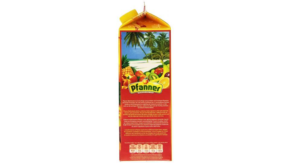 Pfanner - Multivitamin Nettare, a base di succo di più frutti da concentrato e purea di frutta