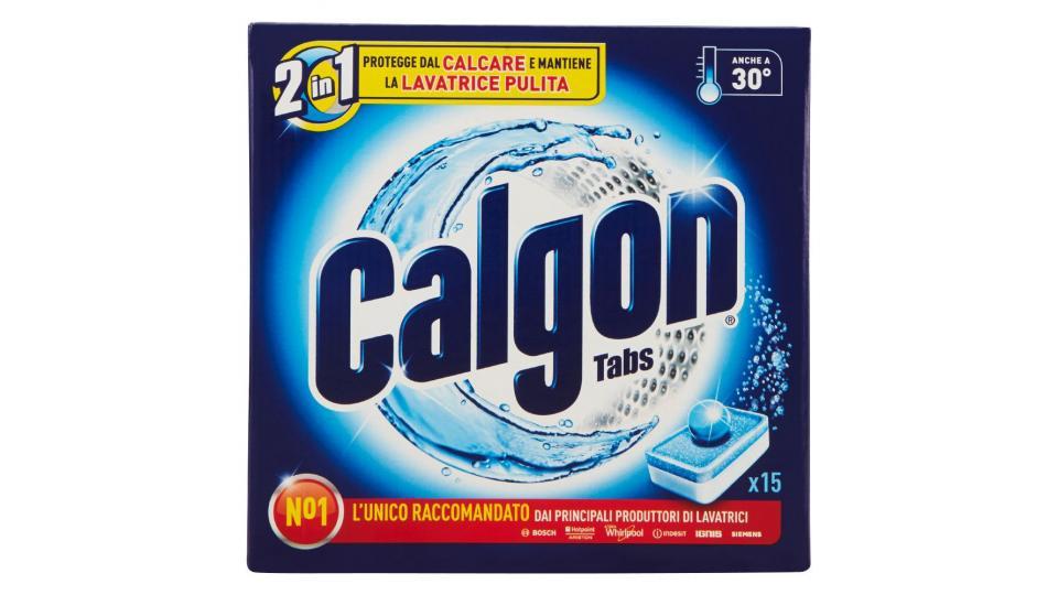Calgon 2 in 1 Anticalcare 15 Tabs