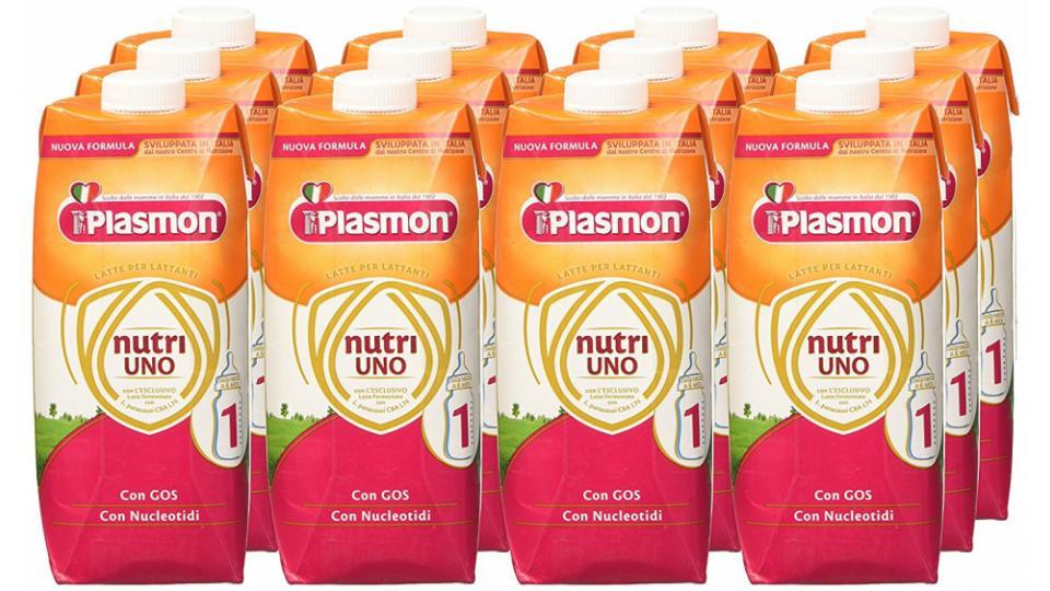 Plasmon Latte Liquido Nutri Uno - 1 Confezione da 12 pezzi